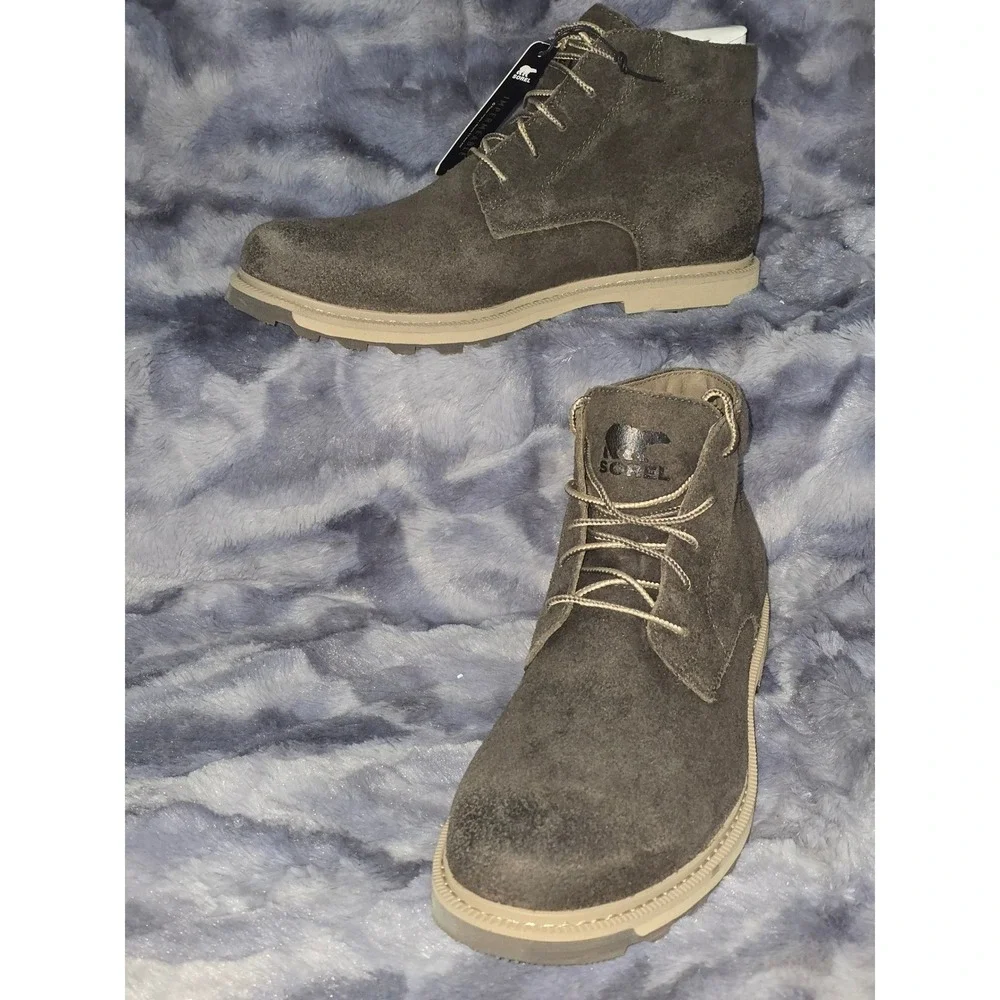 NWT Sorel Madson II Waterproof Chukka‎ Waterproof Suede Boots Men US 8